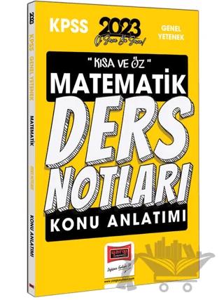 Yargı Yayınları 2023 KPSS Kısa ve Öz Matematik Konu Anlatımlı Ders Notları