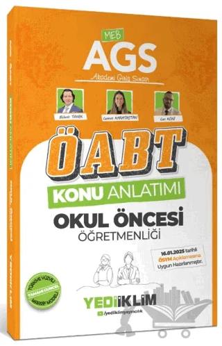2025 MEB AGS ÖABT Okul Öncesi Öğretmenliği Konu Anlatımı