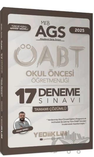 2025 MEB AGS ÖABT Okul Öncesi Öğretmenliği Tamamı Çözümlü 17 Deneme Sınavı