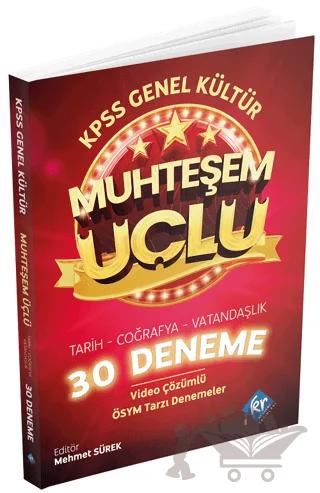 2022 KPSS Genel Kültür Muhteşem Üçlü 30 Deneme Tarih-Coğrafya-Vatandaşlık