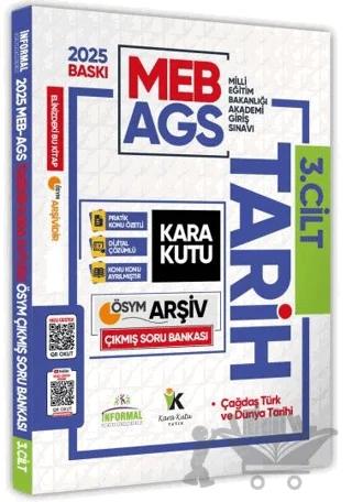 2025 MEB-AGS Tarih Kara Kutusu 3.Cilt ÖSYM Çıkmış Soru Havuzu Bankası Konu Özetli Video/PDF Çözümlü
