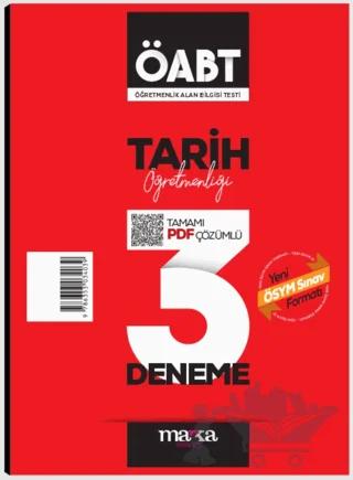 2024 ÖABT Tarih Öğretmenliği Tamamı Çözümlü 3 Deneme