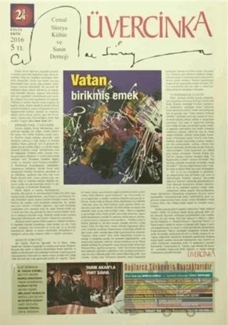 Üvercinka Dergisi Sayı: 23-24 Eylül-Ekim 2016