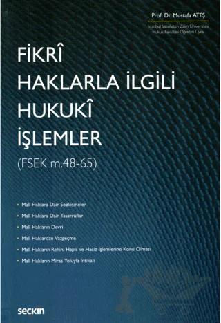 Fikri Haklarla İlgili Hukuki İşlemler