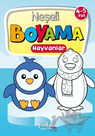 4-5 Yaş Neşeli Boyama Hayvanlar