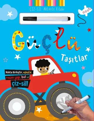 Çiz – Sil Aktivite Kitabı Güçlü Taşıtlar