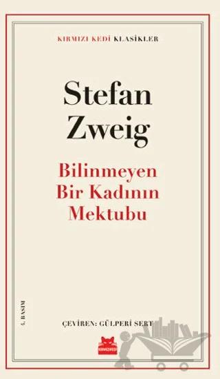 Bilinmeyen Bir Kadının Mektubu – Stefan Zweig – Kırmızı Kedi Yayınevi kitap kapağı