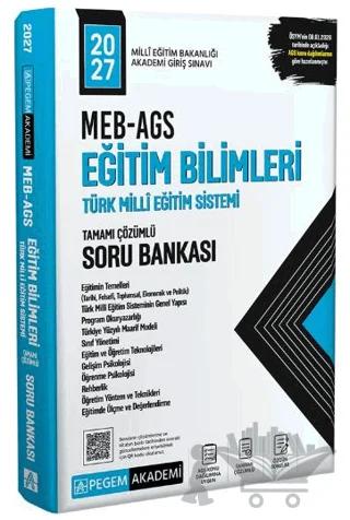 2027 MEB-AGS Eğitim Bilimleri ve Türk Milli Eğitim Sistemi Soru Bankası