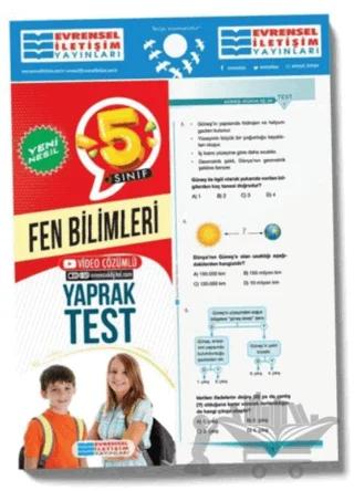2021 5. Sınıf Fen Bilimleri Video Çözümlü Yaprak Test