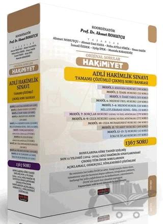 Orijinal Sorular HAKİMİYET Adli Hakimlik Sınavı Çıkmış Soru Bankası Seti