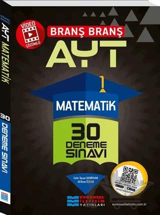 AYT Branş Branş Video Çözümlü Matematik 30 Deneme Sınavı