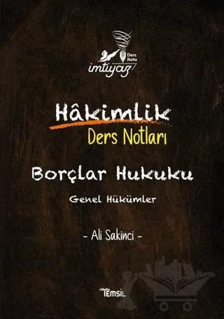 İmtiyaz Borçlar Hukuku Hakimlik Ders Notları