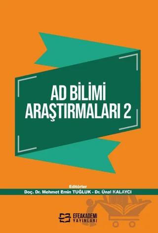 Ad Bilimi Araştırmaları 2