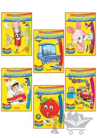 Kavramlar Boyama Seti (6 Kitap Takım)