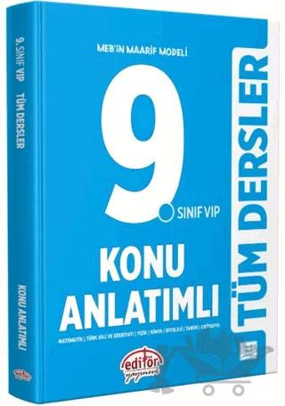 9. Sınıf VIP Tüm Dersler Konu Anlatımlı