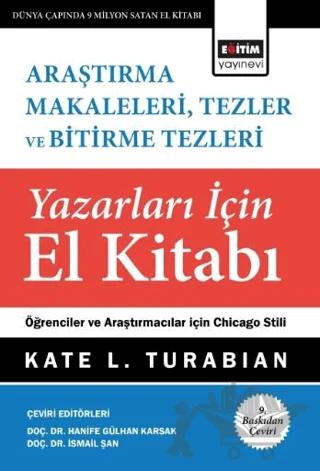 Araştırma Makaleleri, Tezler Ve Bitirme Tezleri Yazarları İçin El Kitabı