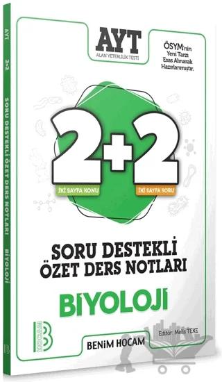 AYT Biyoloji 2+2 Soru Destekli Özet Ders Notları