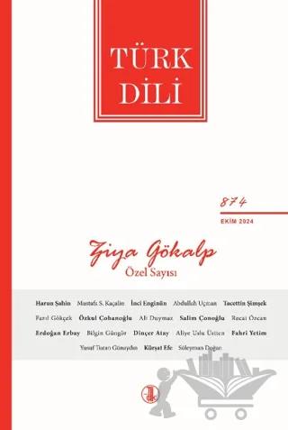 Türk Dili Dergisi Sayı: 874 Ekim 2024 – Kolektif – Türk Dil Kurumu Yayınları kitap kapağı
