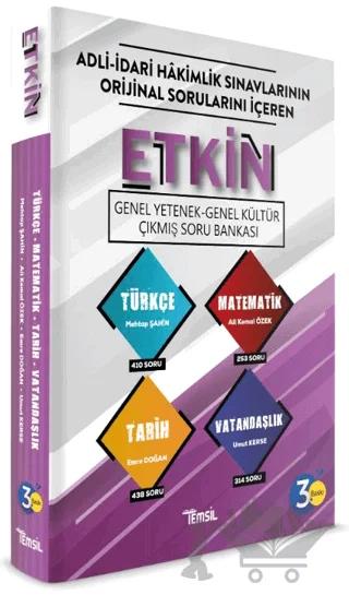 Etkin Genel Yetenek Genel Kültür Çıkmış Soru Bankası