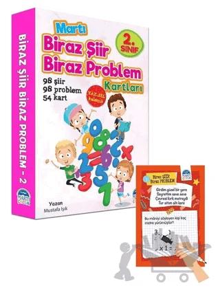 2. Sınıf Biraz Şiir Biraz Problem Kartları - Yaz Sil Kalemli