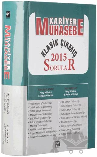 Kariyer Muhasebe Klasik Çıkmış Sorular 2015