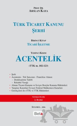 Türk Ticaret Kanunu Şerhi