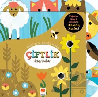 Dokun - Hisset - Bul Çiftlik Hayvanları – Rebecca Weerasekera – Uçan Fil Yayınları kitap kapağı