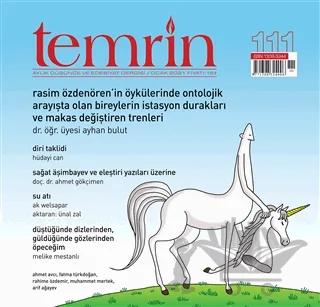 Temrin Düşünce ve Edebiyat Dergisi Sayı: 111 Ocak 2021 – Temrin Dergisi kitap kapağı