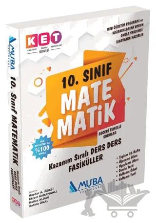 KET Serisi 10. Sınıf Matematik Defter ve Kitap Muba Yayınları