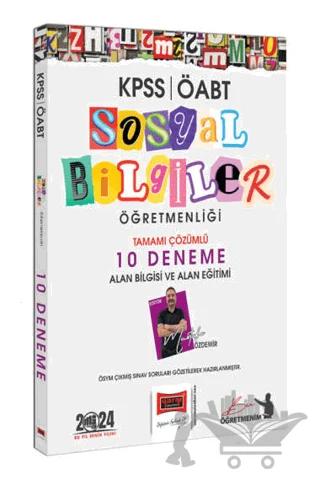 2024 ÖABT Sosyal Bilgiler Öğretmenliği Tamamı Çözümlü 10 Deneme Sınavı