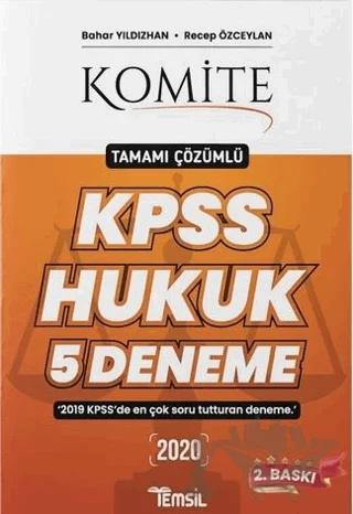 Komite KPSS Hukuk Tamamı Çözümlü 5 Deneme