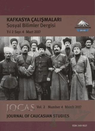 Kafkasya Çalışmaları Sosyal Bilimler Dergisi Yıl:2 Sayı:4 Mart 2017