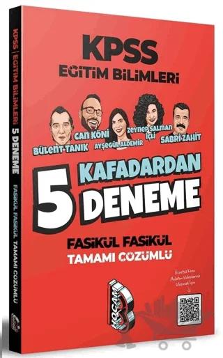 KPSS Eğitim Bilimleri 5 Kafadardan Tamamı Çözümlü 5 Deneme