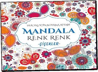 Mandala Renk Renk Çiçekler