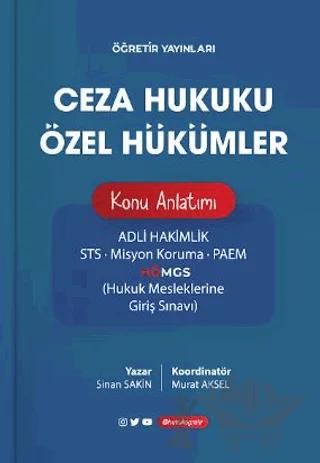 Ceza Hukuku Özel Hükümler Konu Anlatımı