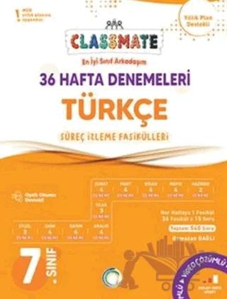 7. Sınıf Türkçe Classmate 36 Hafta Denemeleri