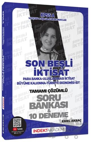2025 KPSS A Grubu İktisat Son Beşli Soru Bankası ve 10 Deneme Çözümlü
