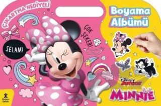 Minnie Çıkartma Hediyeli Boyama Albümü