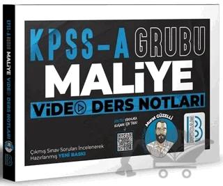 KPSS A Grubu Maliye Video Ders Notları