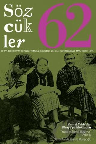 Sözcükler Dergisi Sayı: 62 Temmuz - Ağustos 2016