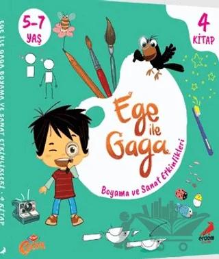 Ege ile Gaga - Boyama ve Sanat Etkinlikleri (4 Kitap Takım)