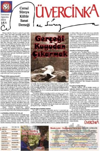 Üvercinka Dergisi Sayı: 81-82 Temmuz - Ağustos 2021