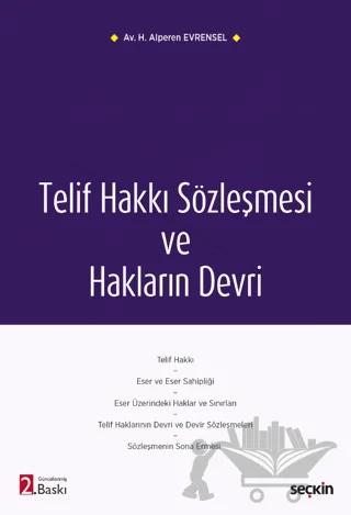 Telif Hakkı Sözleşmesi ve Hakların Devri