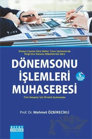 Dönemsonu İşlemleri Muhasebesi
