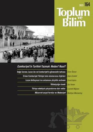 Toplum ve Bilim Dergisi Sayı: 164
