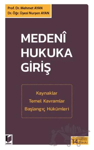 Medeni Hukuka Giriş