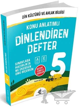 5. Sınıf Din Kültürü ve Ahlak Bilgisi Konu Anlatımlı Dinlendiren Defter