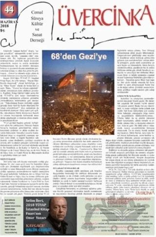 Üvercinka Dergisi Sayı: 44 Haziran 2018