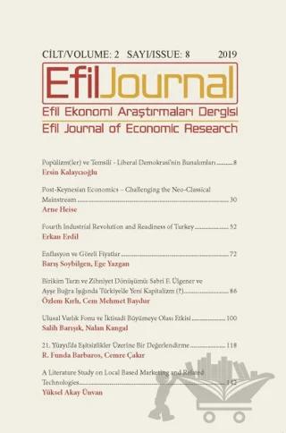 Efil Ekonomi Araştırmaları Dergisi Cilt: 2 Sayı: 8