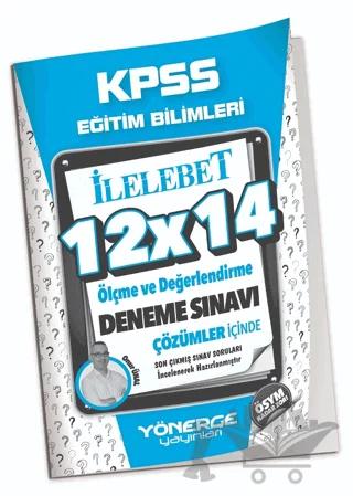 KPSS Eğitim Bilimleri Ölçme ve Değerlendirme 12x14 Deneme Çözümlü